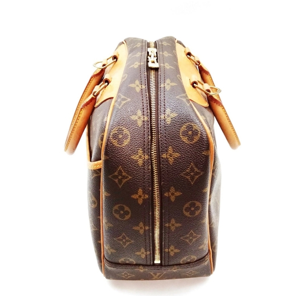 Louis Vuitton Deauville Brown Monogram Handbag- AUTHENTIC - Picture 3 of 10
